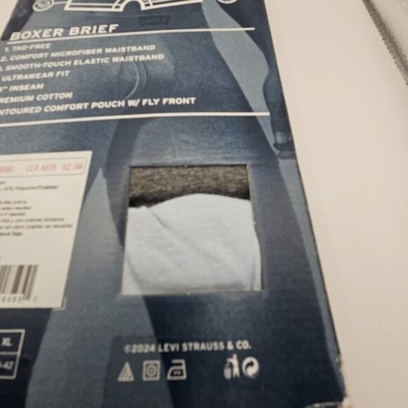 Levi's Men's Size S Boxer Brief Premium Soft Cotton 5 Pack Classic New in Box - Picture 7 of 15